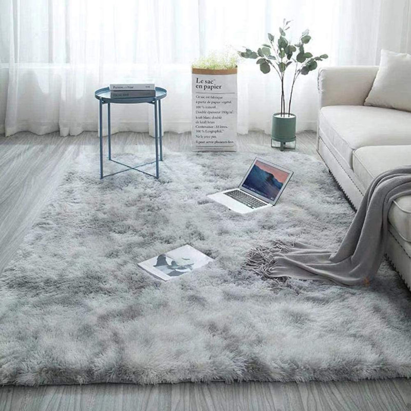 Antonije Tie Dye Shag Area Rug